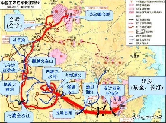 长征时间起点和终点，长征的时间是哪一年到哪一年