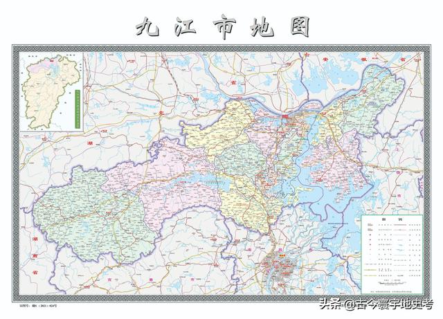 江西省地图在全国的位置（江西省各市县地图）(62)