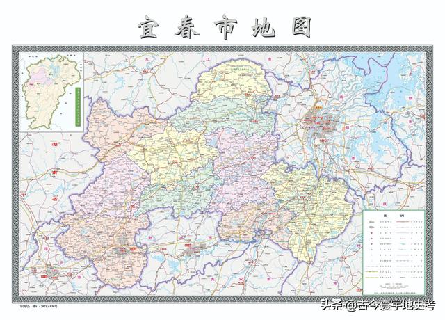 江西省地图在全国的位置（江西省各市县地图）(95)