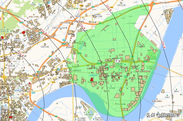 杭州最新主城区划分图良渚（图解城市--杭州下沙篇）(5)
