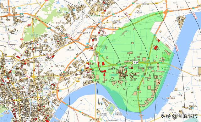 杭州最新主城区划分图良渚（图解城市--杭州下沙篇）(6)