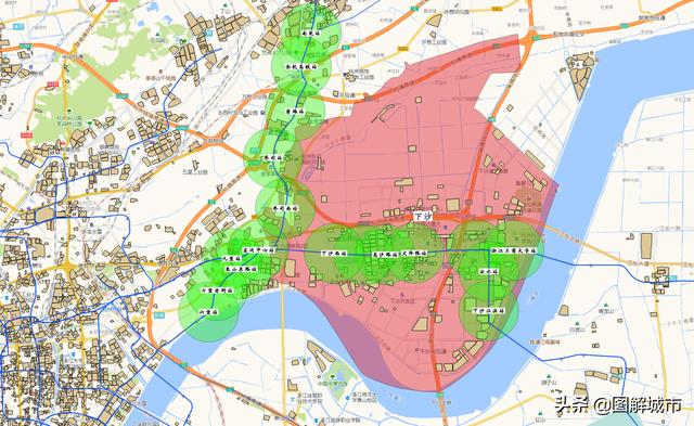 杭州最新主城区划分图良渚（图解城市--杭州下沙篇）(2)
