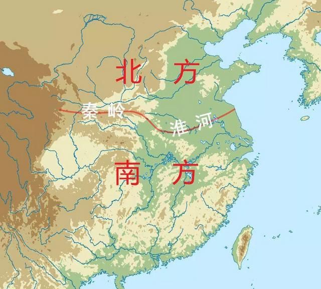 划分南北方的分界线是，南北方地图分界线？图7
