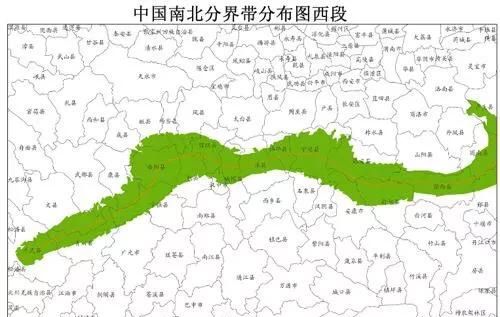 划分南北方的分界线是，南北方地图分界线？图8