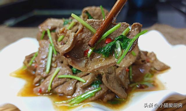 猪肝怎么炒好吃又嫩 川味（猪肝简单又好吃的做法）(13)