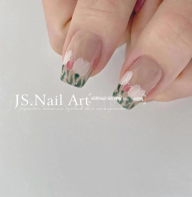 美甲师必备100种指甲（被朋友圈赞爆的指甲都长这样）(19)