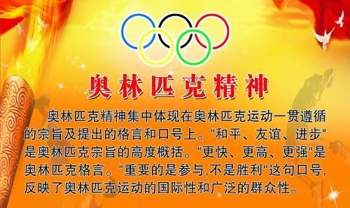 奥林匹克运动会的精神是什么?