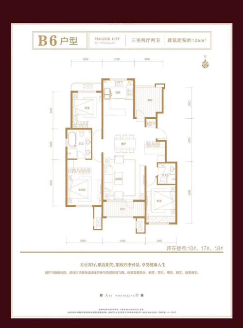 固安孔雀城大堡b户型（4号线孔雀大卫城）
