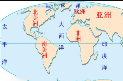 世界五大洲是哪五大洲四大洋,五大洲四大洋是哪些图1