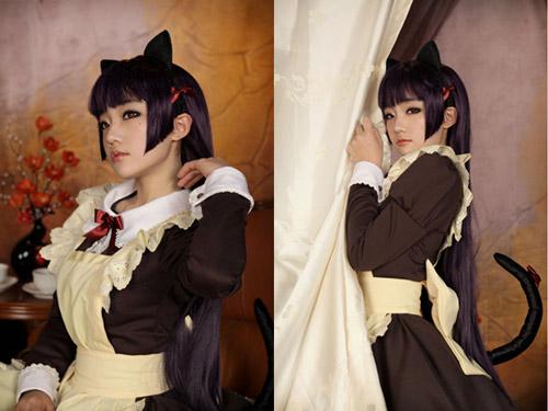 黑蜘蛛合集cos（超可爱的黑猫D.va）(1)