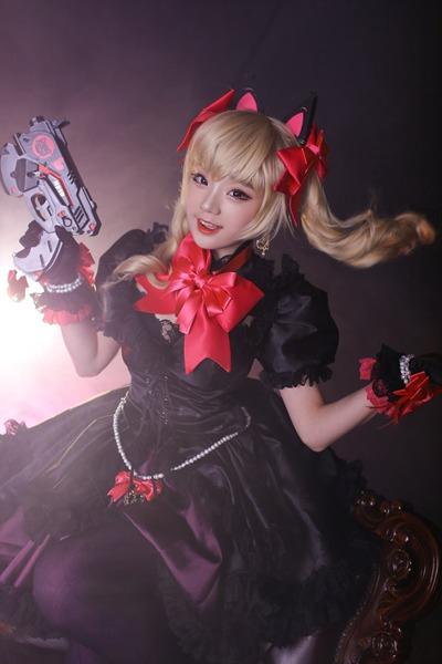 黑蜘蛛合集cos（超可爱的黑猫D.va）(15)