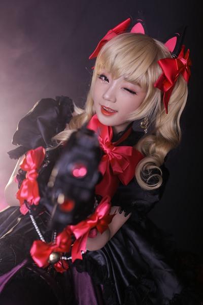 黑蜘蛛合集cos（超可爱的黑猫D.va）(14)