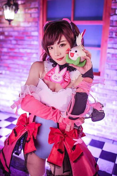 黑蜘蛛合集cos（超可爱的黑猫D.va）(3)