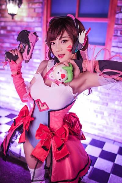 黑蜘蛛合集cos（超可爱的黑猫D.va）(2)