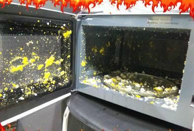 鸡蛋能不能在微波炉加热