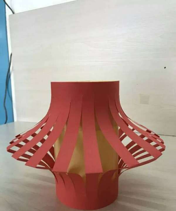 如何自制灯笼 教你漂亮的纸灯笼手工折纸方法,如何做灯笼手工制作儿童手工大全图10