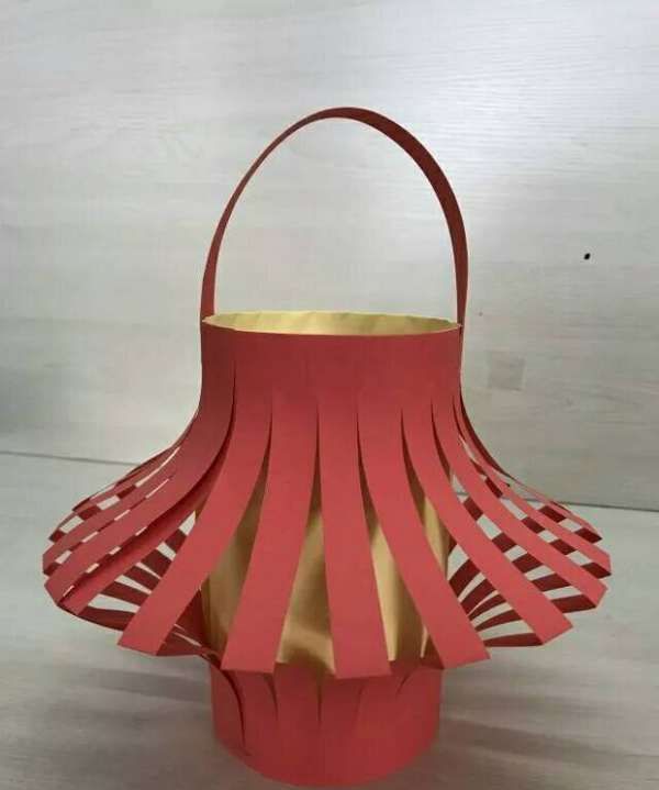 如何自制灯笼 教你漂亮的纸灯笼手工折纸方法,如何做灯笼手工制作儿童手工大全图11