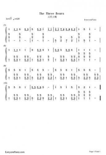 三只熊儿歌中文版歌词(三只熊儿歌韩语歌词发音)-第1张图片-