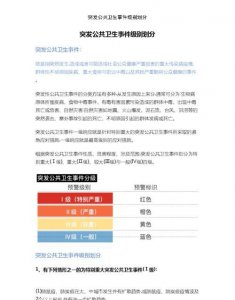 ​突发公共卫生事件分为几级，突发公共事件分为几级？