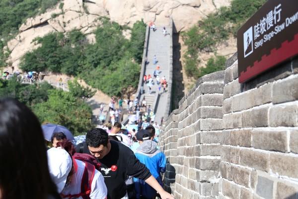 3.公交到达八达岭长城站后换乘523路公交车，到八达岭长城景区站下车，即可乘坐接驳巴士到达景区停车场。