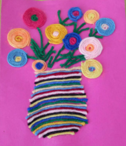 ​12款超美的毛线贴画，幼儿园和一二年级孩子最爱做，家长快收藏