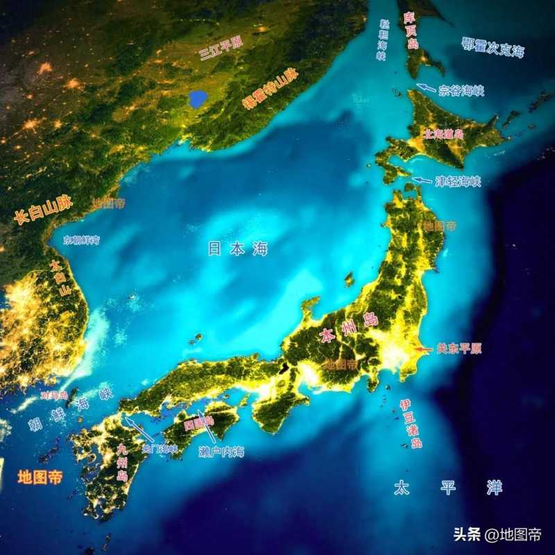 朝鲜地图(中国有哪八个海上邻国?)