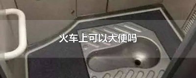 ​火车上可以大便吗洞很小 火车上可以大便吗?
