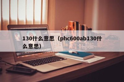 ​130什么意思（phc600ab130什么意思）