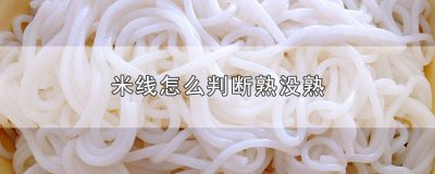 ​米线什么样子才算煮熟 米线好煮熟吗