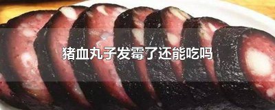 ​猪血丸子发霉了还能吃吗视频 猪血丸子发霉了还可以吃吗