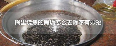 ​锅里烧焦的黑垢怎么去除家有妙招视频 锅里烧焦的黑垢怎么去除家有妙招图片