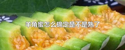 ​羊角蜜熟透什么样子 羊角蜜怎么样是熟的