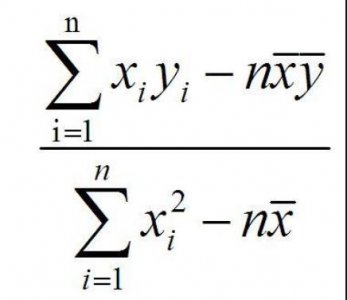 ​回归直线方程公式详解