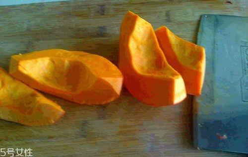 南瓜怎么切图解 条块片都好切