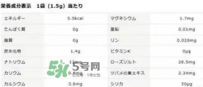 ​POLA海洋性矿物质燕窝粉成分 POLA海洋性矿物质燕窝粉配方