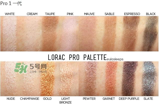 lorac pro1代2代哪个好?lorac pro1代2代试色对比
