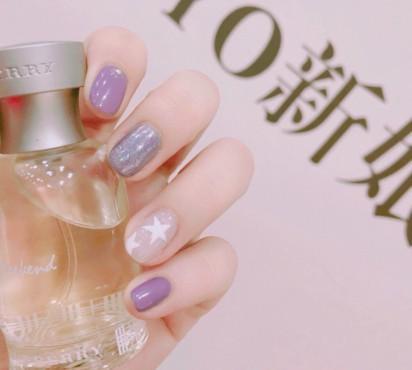 6款本季必收粉紫色美甲，晕染、星月美甲、大理石纹全找齐