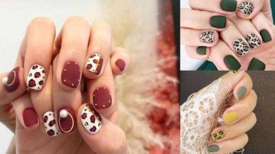 ​秋冬指甲换新装，8款绝美清新系豹纹美甲