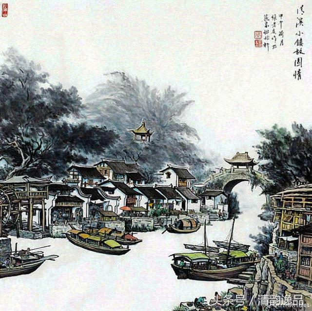 南乡旧梦——张孝友写意山水画欣赏