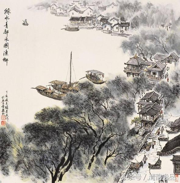 南乡旧梦——张孝友写意山水画欣赏