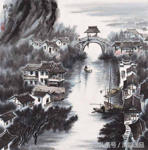 南乡旧梦——张孝友写意山水画欣赏