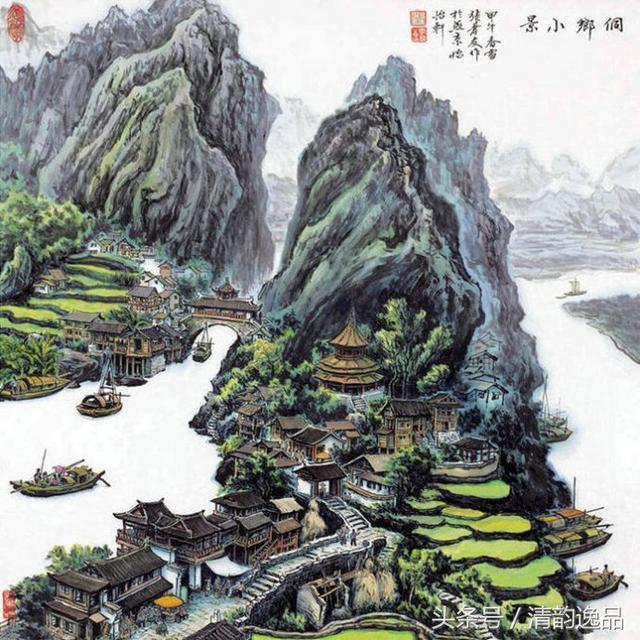 南乡旧梦——张孝友写意山水画欣赏