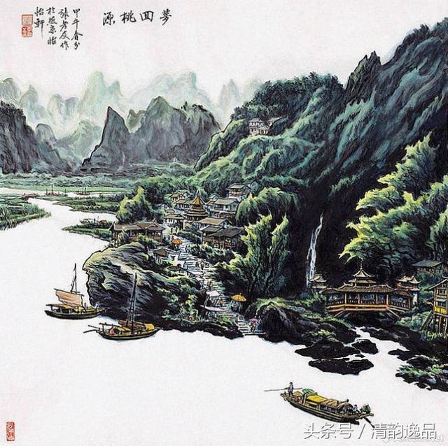 南乡旧梦——张孝友写意山水画欣赏