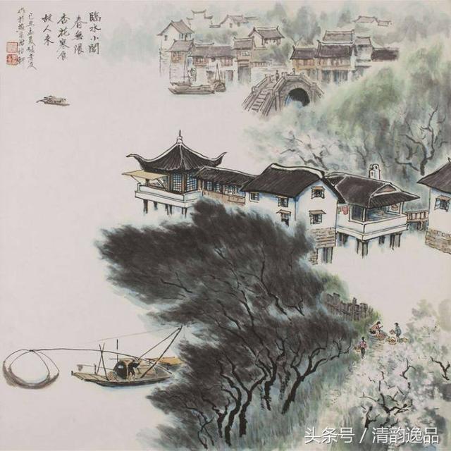 南乡旧梦——张孝友写意山水画欣赏