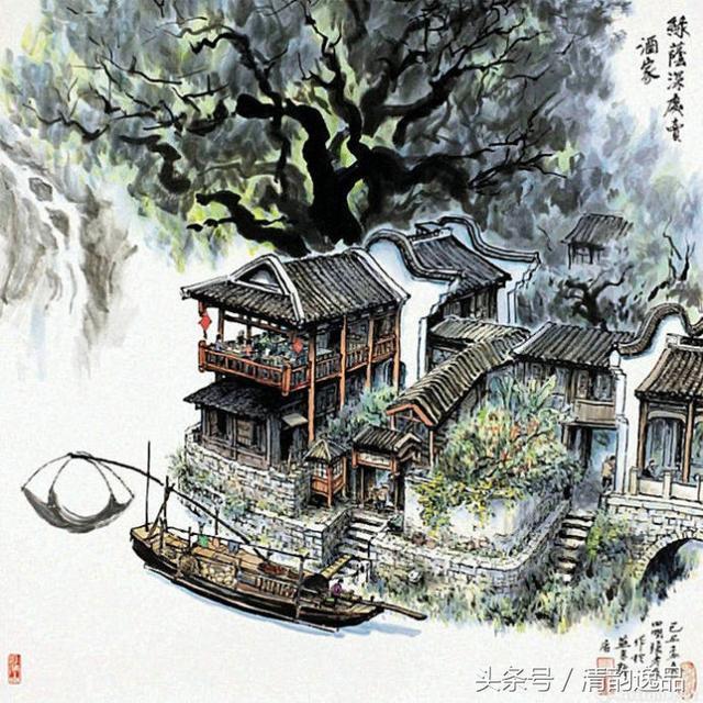 南乡旧梦——张孝友写意山水画欣赏