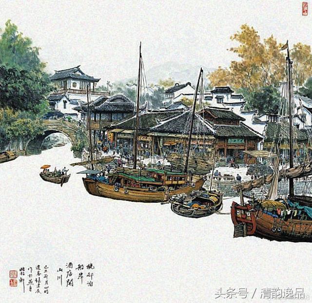 南乡旧梦——张孝友写意山水画欣赏