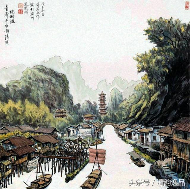 南乡旧梦——张孝友写意山水画欣赏