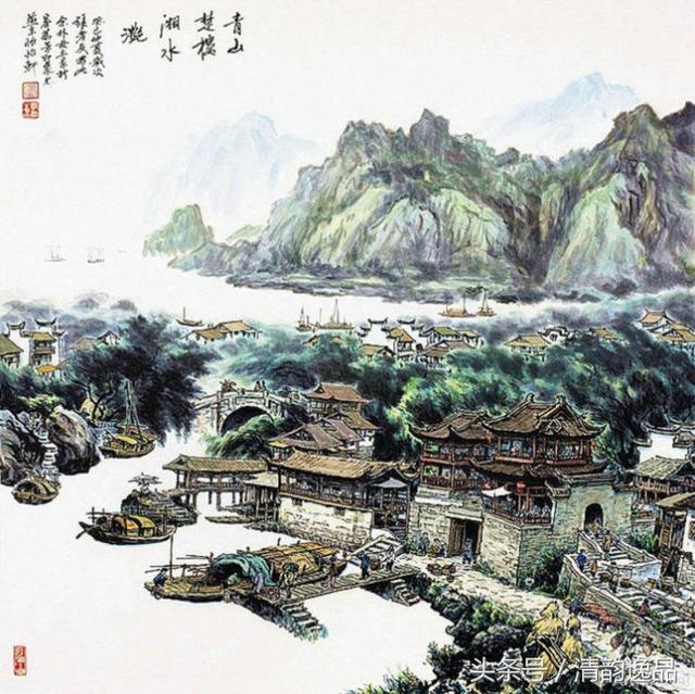 南乡旧梦——张孝友写意山水画欣赏