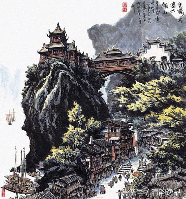 南乡旧梦——张孝友写意山水画欣赏