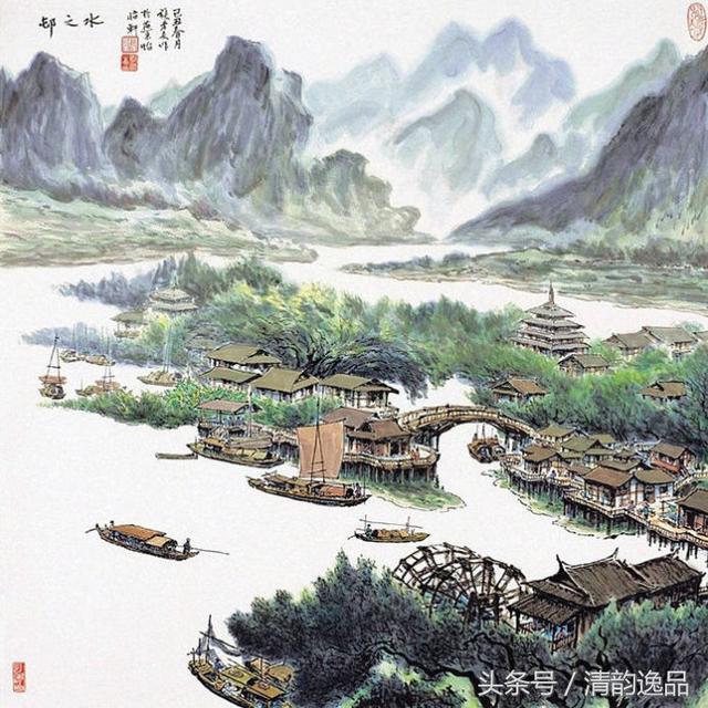 南乡旧梦——张孝友写意山水画欣赏